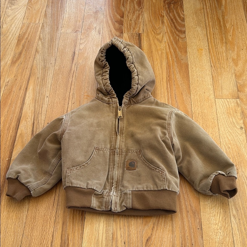 Carhartt Tan Hooded Jacket